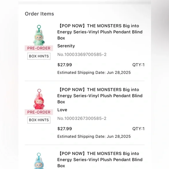 100% Authentic New Sealed Pop Mart Labubu The Monsters Big Into Energy Serenity - Picture 3 of 9